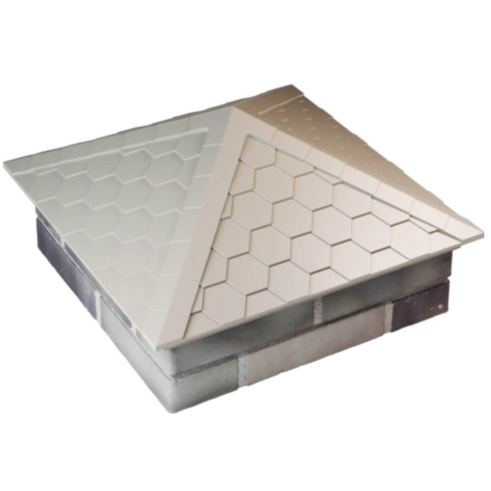 Колпак Zking Эверест Бежевый на столб 2х2 кирпича (535х535мм) Тверь фото