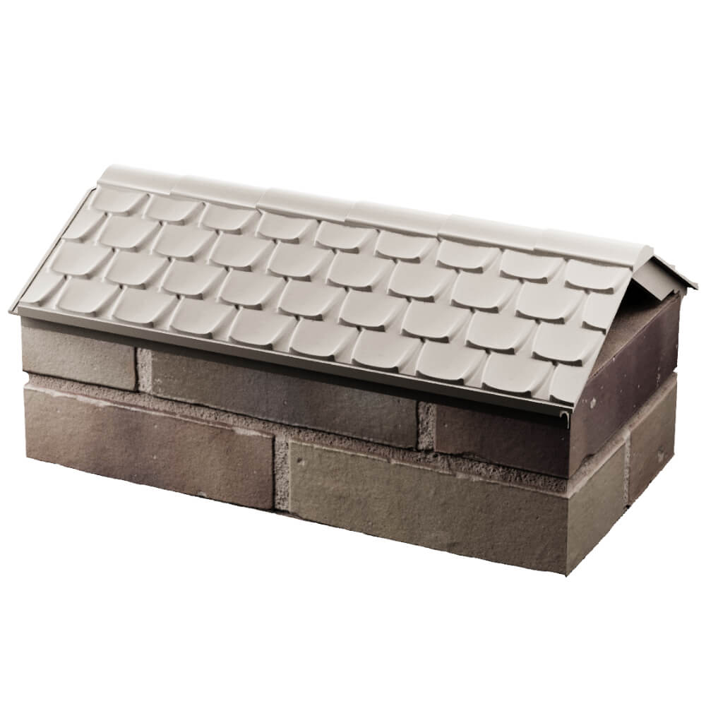 Парапет Zking Эльбрус Бежевый с посадкой на 1 кирпич (255мм) в Твери фото