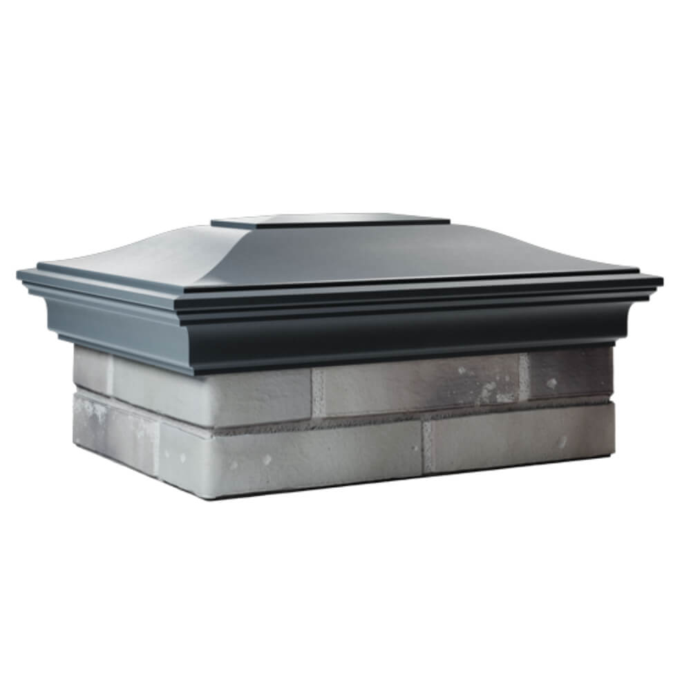 Колпак Zking Монблан Серый на столб 2х1.5 кирпича (515х385мм) в Твери фото