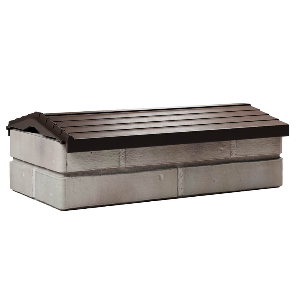 Парапет Zking Бона ХайТек Коричневый с посадкой на 1 кирпич (200/225/255мм) Тверь фото