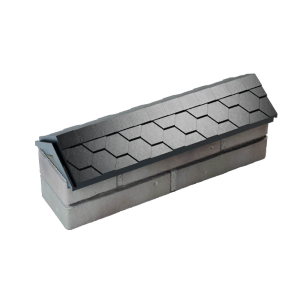 Парапет Zking Эверест Черный с посадкой на 0.5 кирпича (130мм) в Твери фото