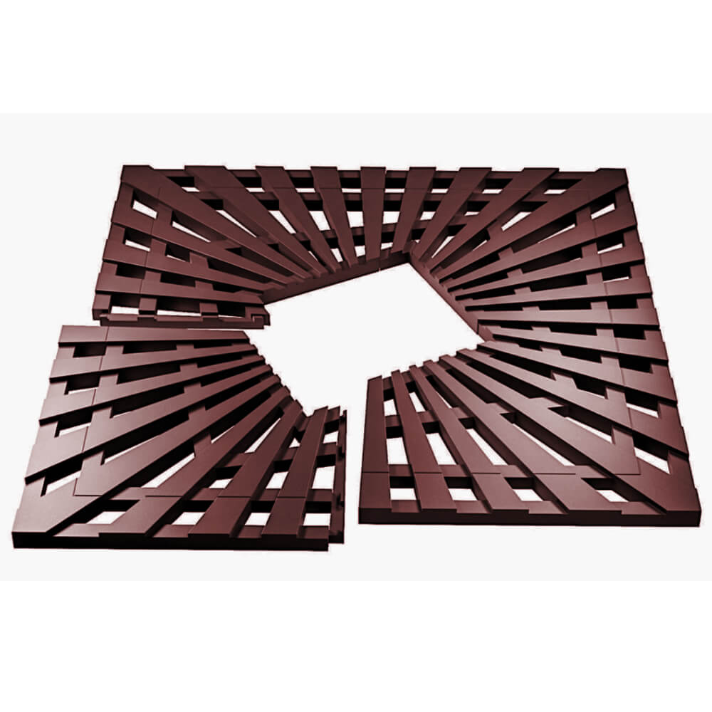 Приствольная решетка для дерева ZKING ATMOSPHERE 1.2х1.2м Коричневая в Твери фото