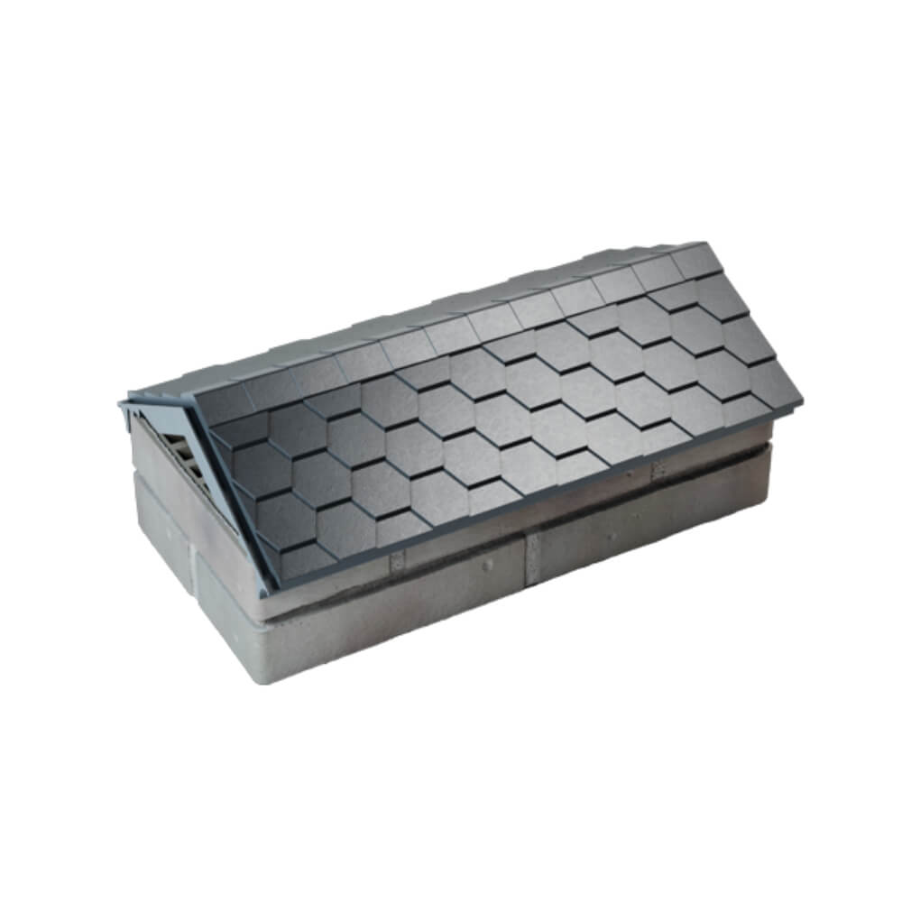 Парапет Zking Эверест Серый с посадкой на 1 кирпич (200/225/255мм) в Твери фото