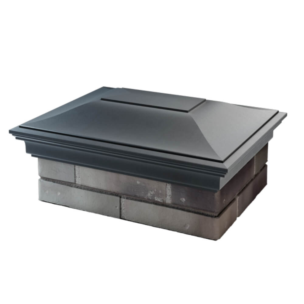 Колпак Zking Монблан Серый на столб 2х1.5 кирпича (515х385мм) в Твери фото