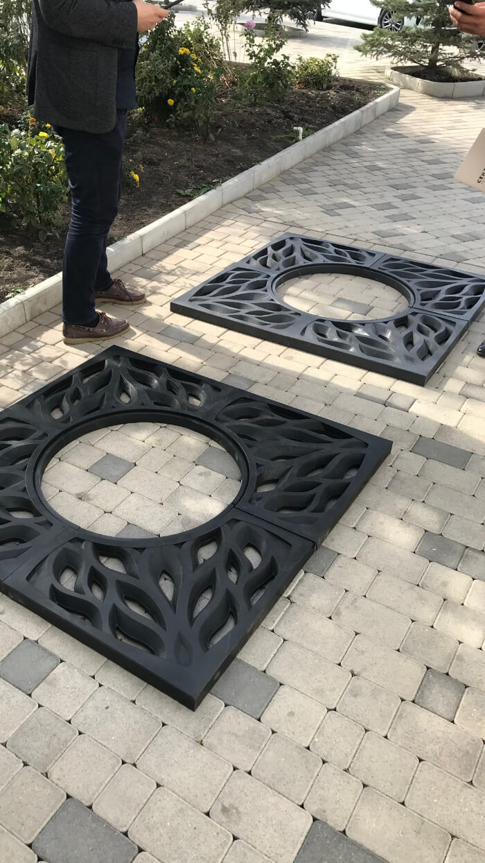 Приствольная решетка для дерева ZKING CRUST 1.2х1.2м Черная в Твери фото