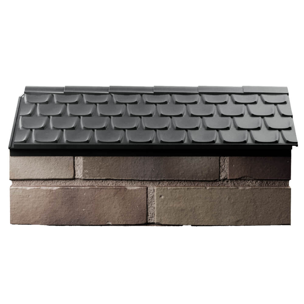 Парапет Zking Эльбрус Серый с посадкой на 1 кирпич (255мм) в Твери фото