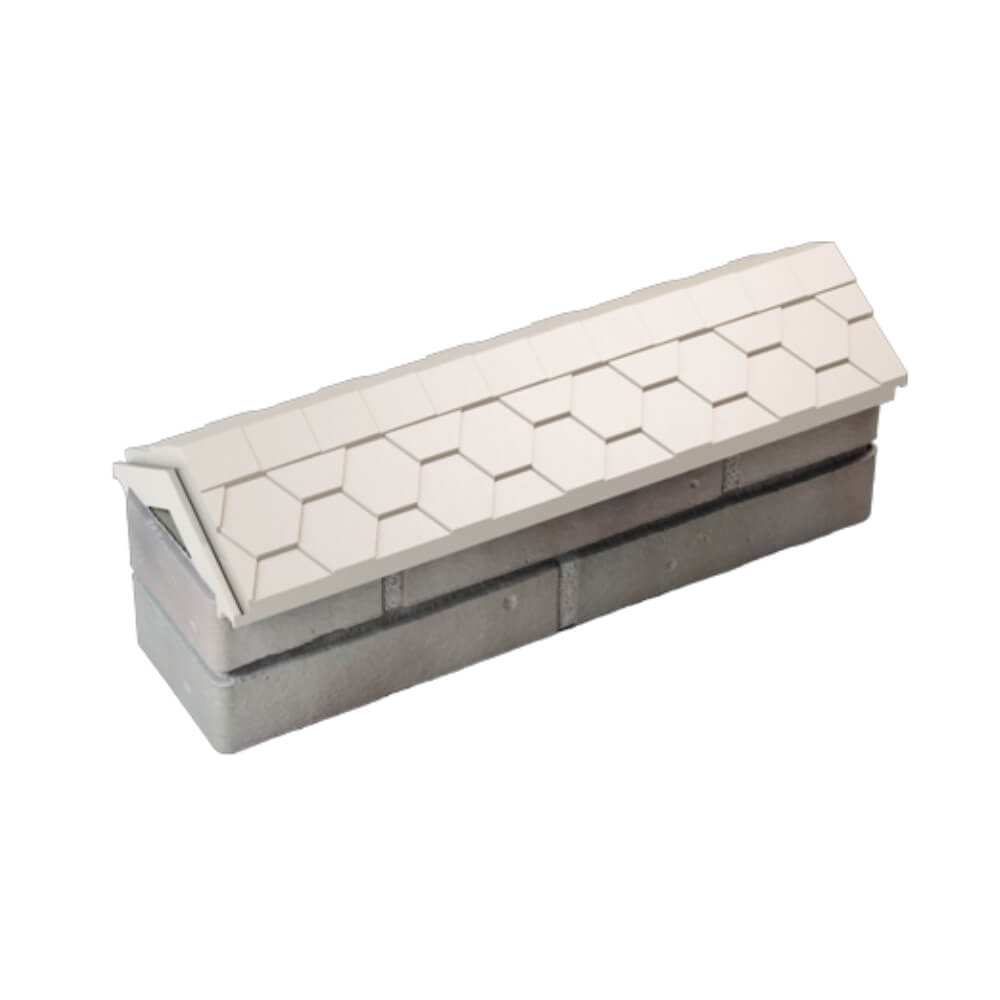 Парапет Zking Эверест Бежевый с посадкой на 0.5 кирпича (130мм) в Твери фото