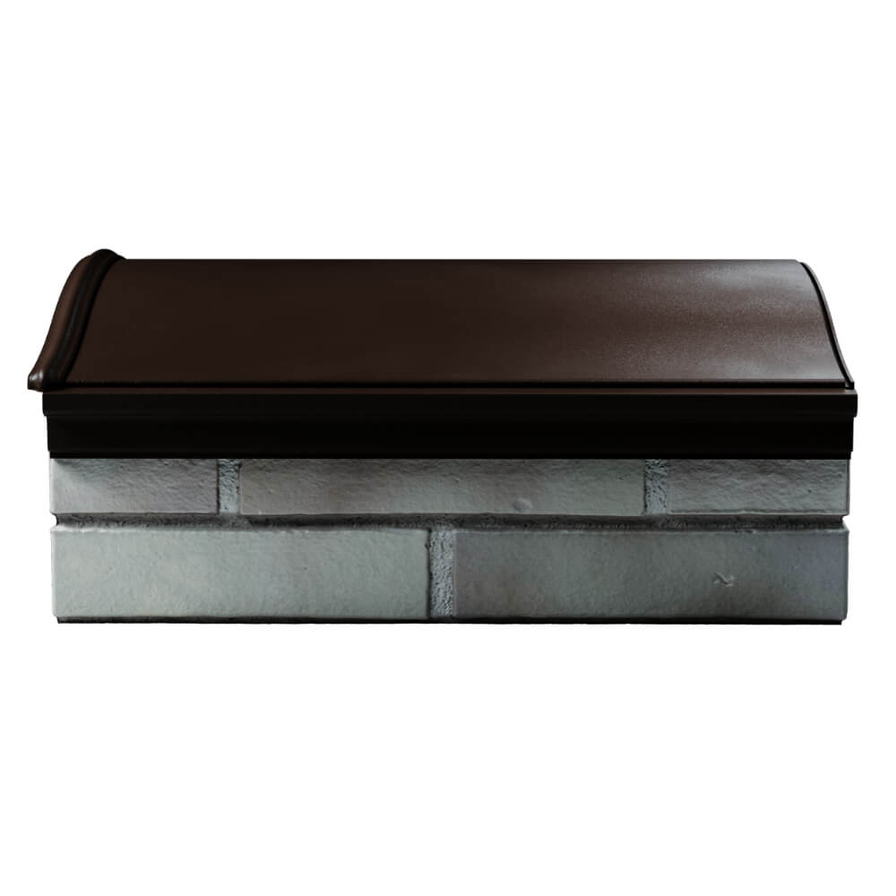 Парапет Zking Монблан Коричневый посадка на 1.5 кирпича (355/385мм) в Твери фото