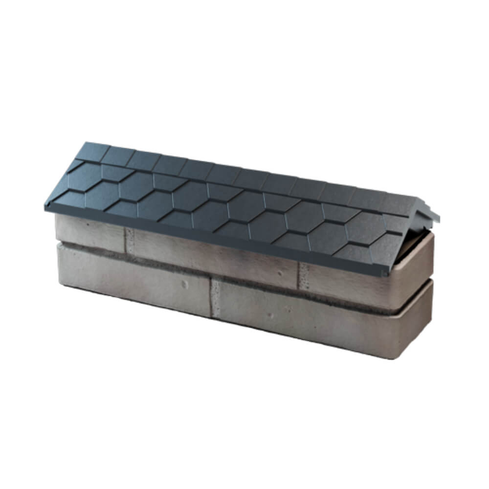 Парапет Zking Эверест Серый с посадкой на 0.5 кирпича (130мм) в Твери фото