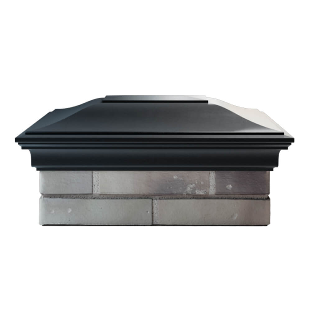 Колпак Zking Монблан Черный на столб 2х1.5 кирпича (515х385мм) в Твери фото