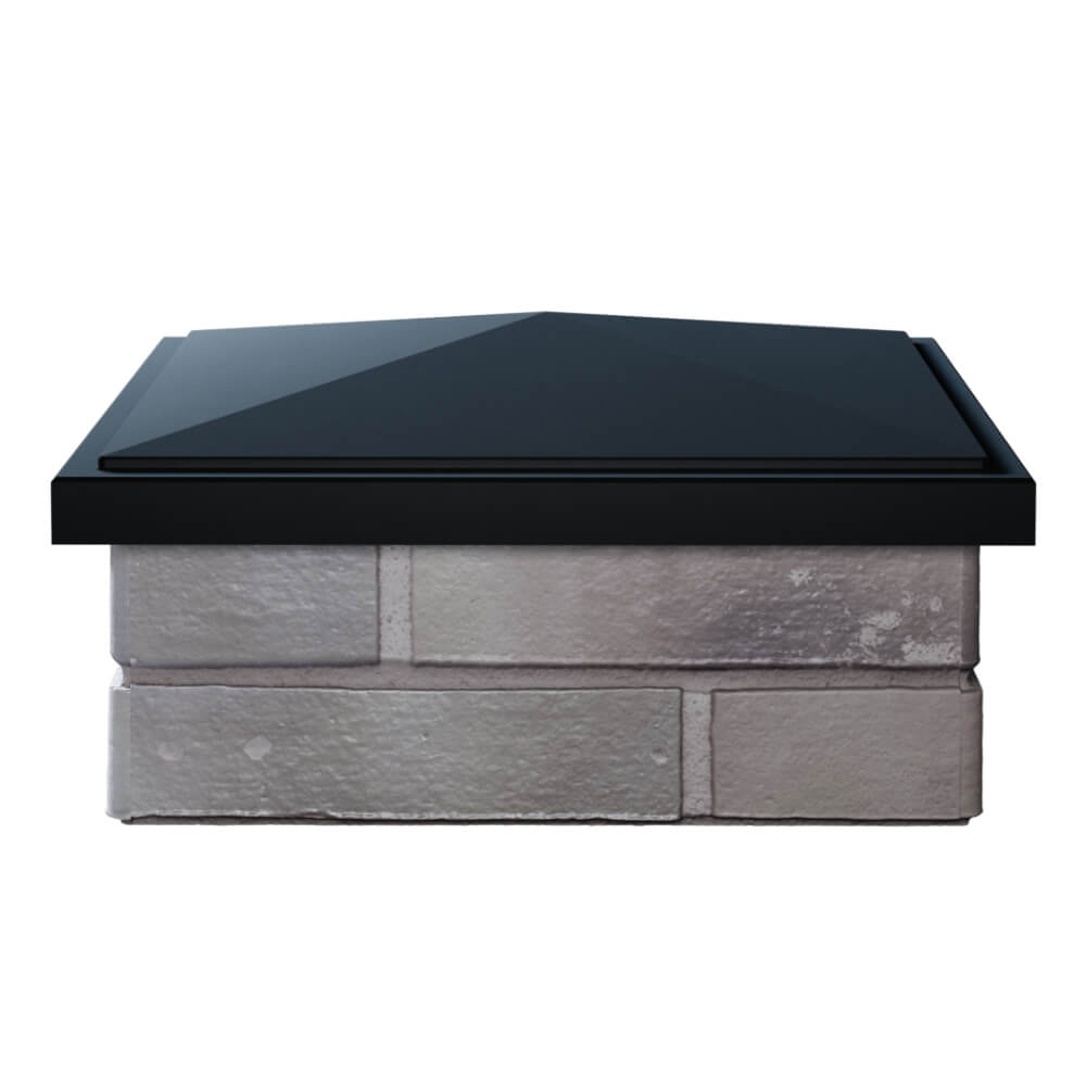 Колпак Zking БонаМоно Черный на столб 1.5х1.5 кирпича (385х385, 400х400мм) Тверь фото