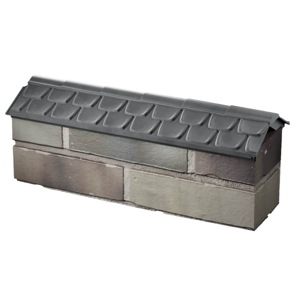 Парапет Zking Эльбрус Серый с посадкой на 0.5 кирпича (130мм) в Твери фото