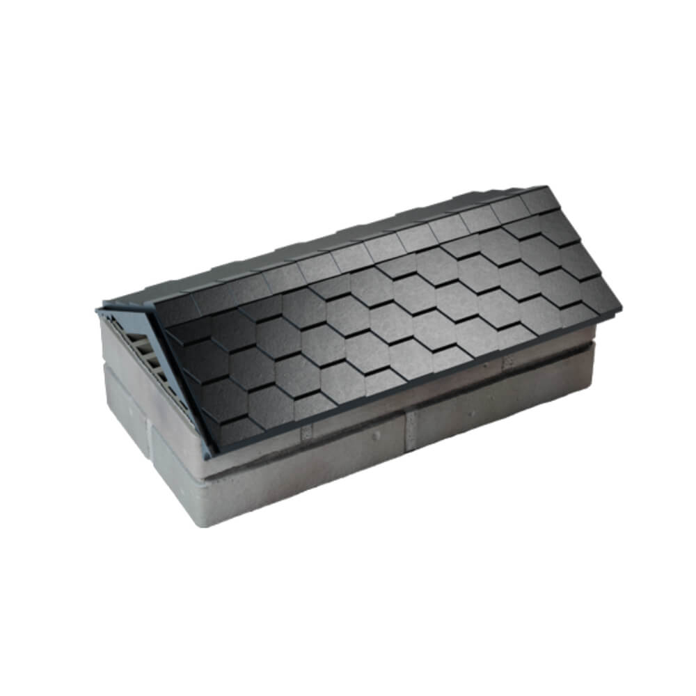 Парапет Zking Эверест Черный с посадкой на 1 кирпич (200/225/255мм) в Твери фото