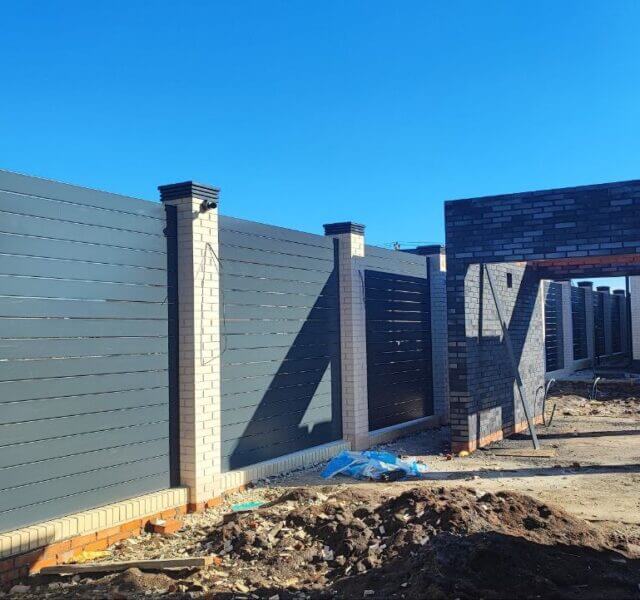 Колпак Zking Бона ХайТек Серый на столб 1.5х1.5 кирпича (385х385мм) в Твери фото