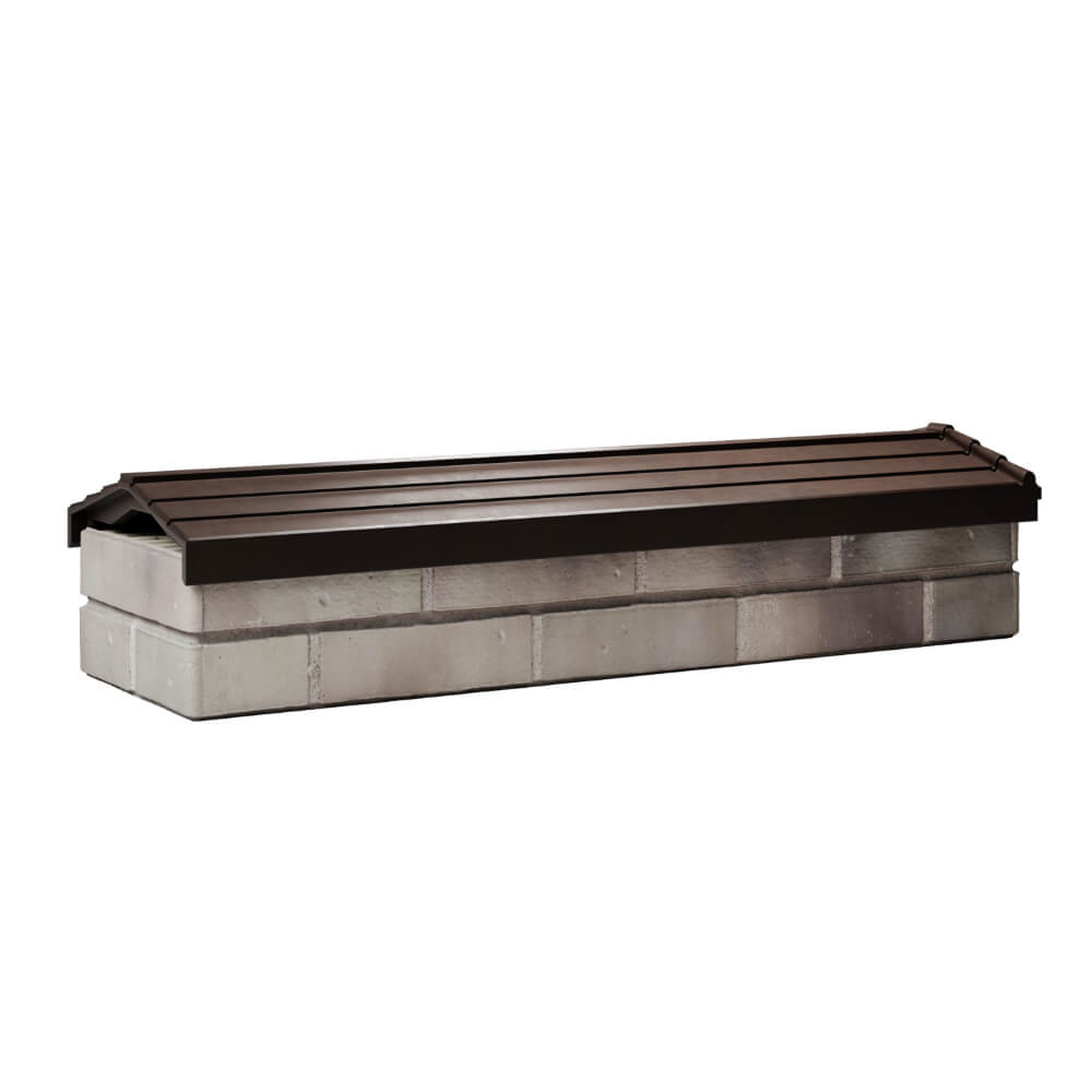 Парапет Zking Бона ХайТек Коричневый посадка на 0.5 кирпича (130мм) Тверь фото