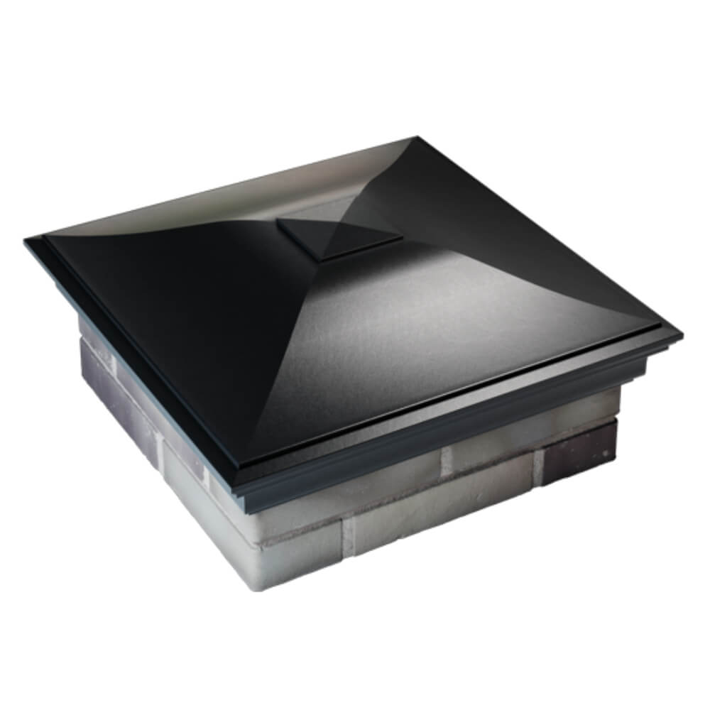 Колпак Zking Монблан Черный на столб 2х2 кирпича (515х515мм) Тверь фото