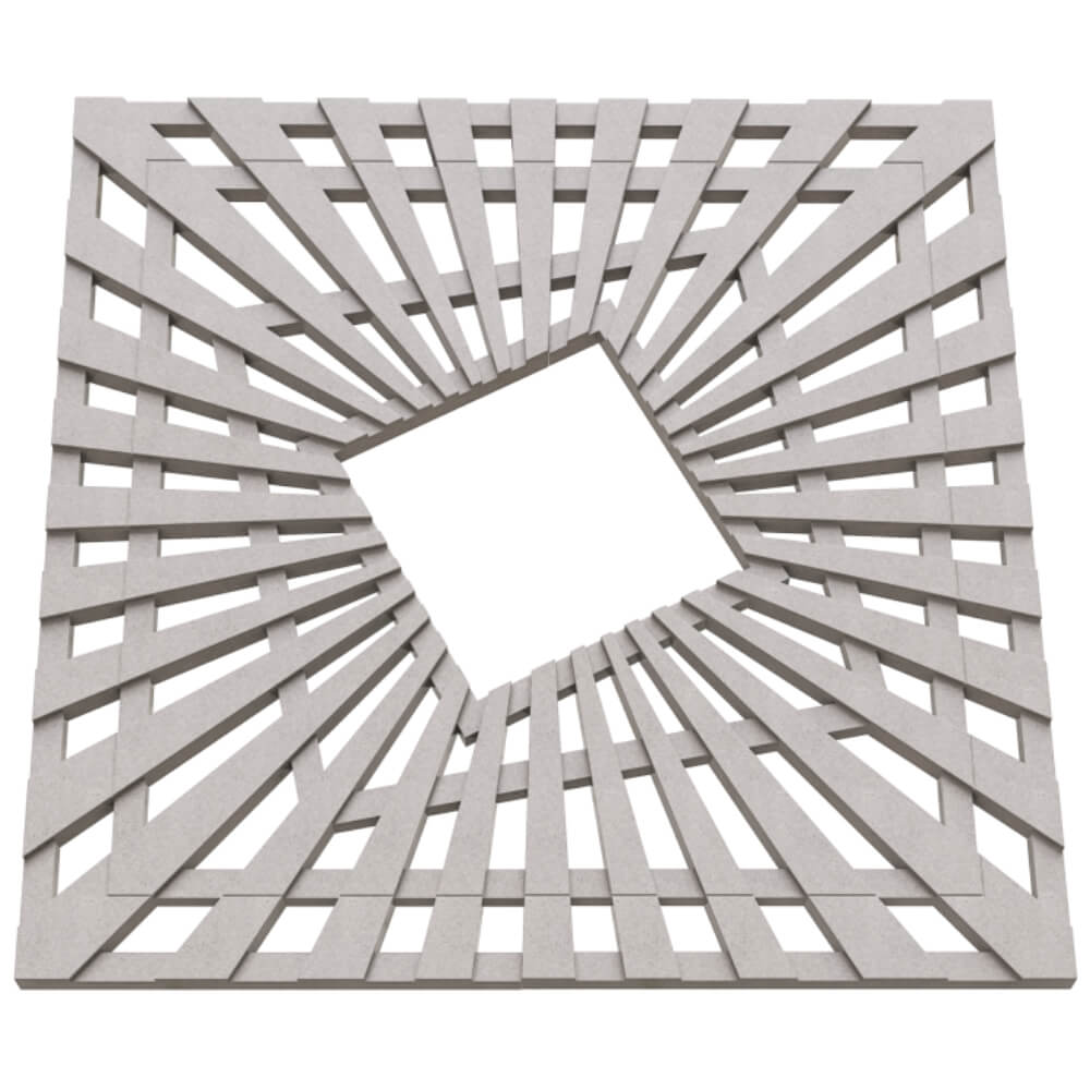 Приствольная решетка для дерева ZKING ATMOSPHERE 1.2х1.2м Бежевая в Твери фото