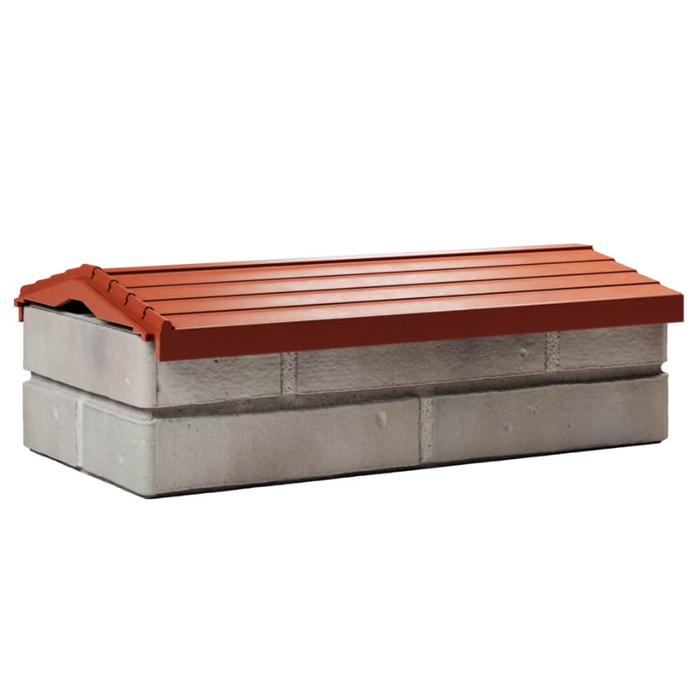 Парапет Zking Бона ХайТек Красный с посадкой на 1 кирпич (200/225/255мм) Тверь фото