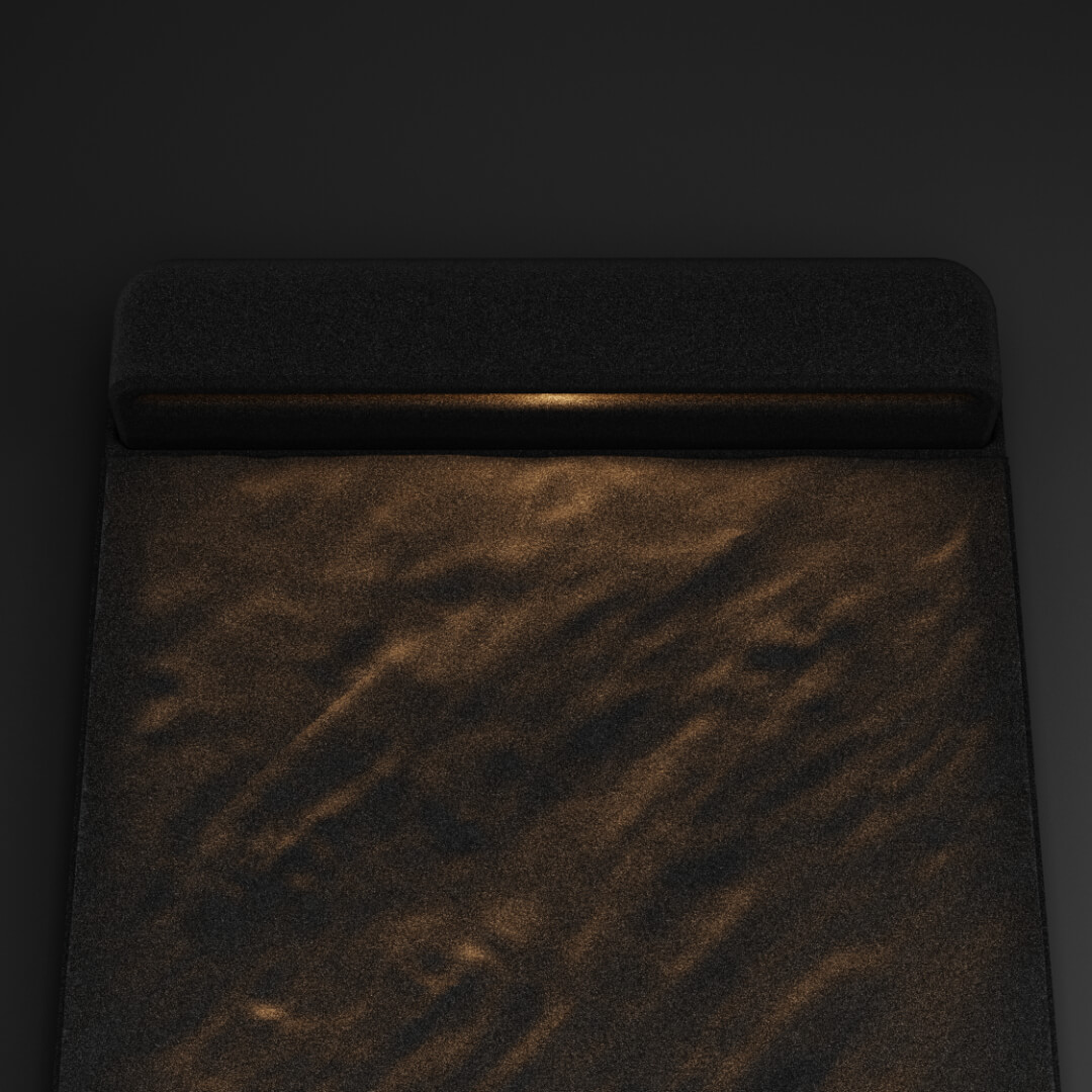 LED Светильник для шаговой плиты STONE Черный Сланец 330х75х98мм в Твери фото