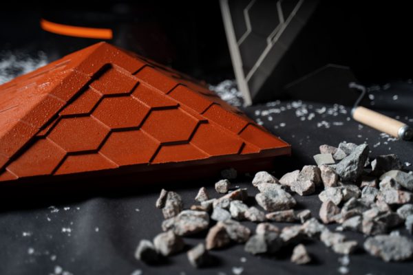 Колпак Zking Эверест Красный на столб 1.5х1.5 кирпича (390х390мм) в Твери фото