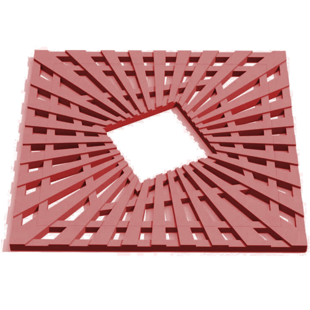 Приствольная решетка для дерева ZKING ATMOSPHERE 1.2х1.2м Красная Тверь фото