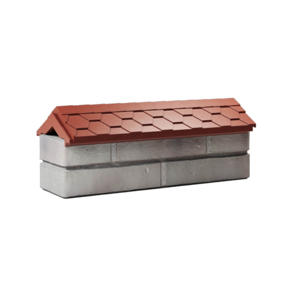 Парапет Zking Эверест Красный с посадкой на 0.5 кирпича (130мм) Тверь фото