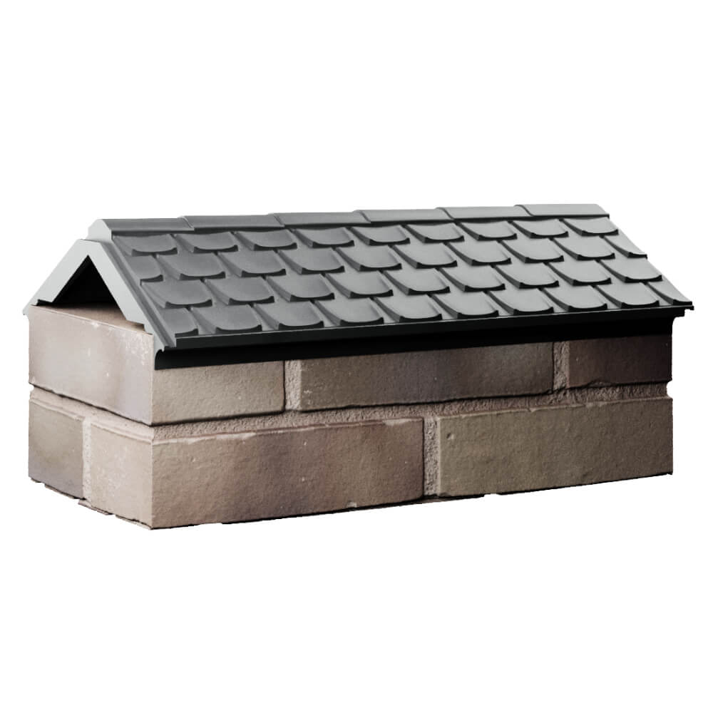 Парапет Zking Эльбрус Серый с посадкой на 1 кирпич (255мм) Тверь фото