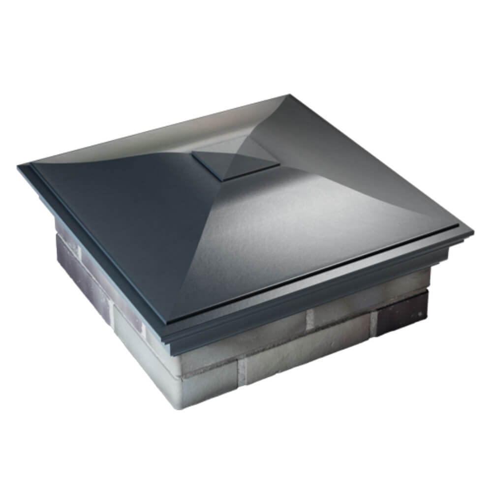 Колпак Zking Монблан Серый на столб 2х2 кирпича (515х515мм) Тверь фото