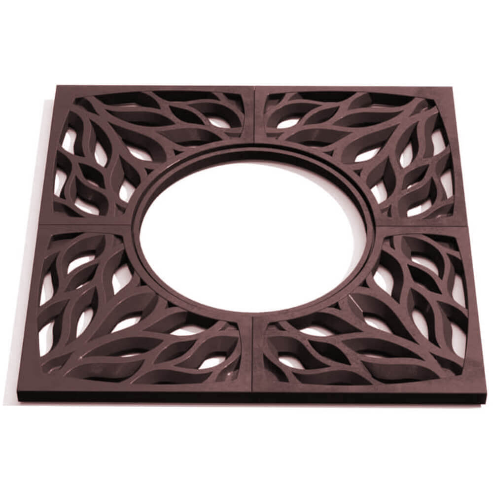 Приствольная решетка для дерева ZKING CRUST 1.2х1.2м Коричневая Тверь фото