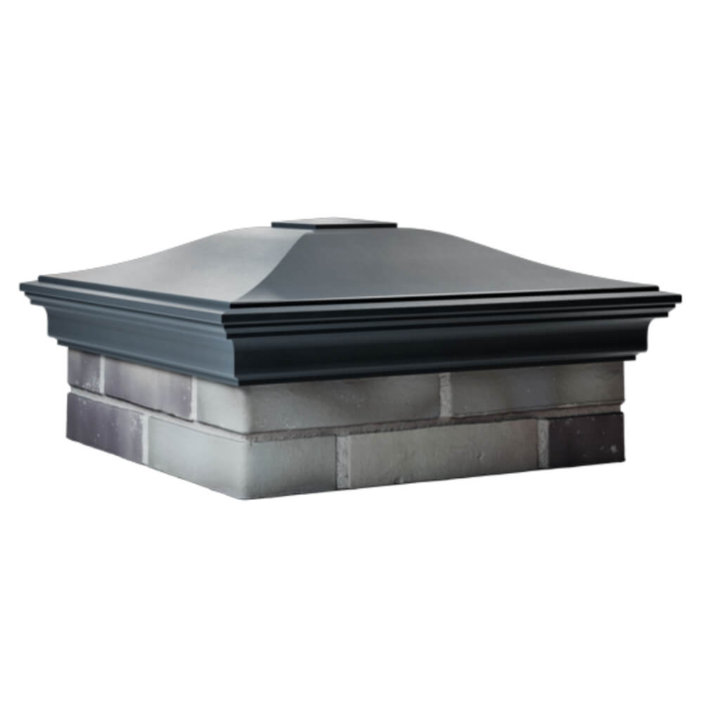 Колпак Zking Монблан Серый на столб 2х2 кирпича (515х515мм) в Твери фото