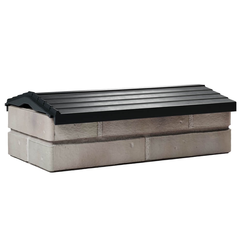 Парапет Zking Бона ХайТек Черный с посадкой на 1 кирпич (200/225/255мм) Тверь фото