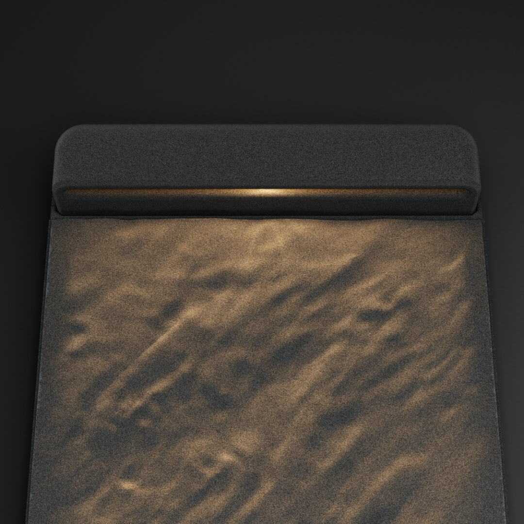 LED Светильник для шаговой плиты STONE Графитовый Серый 330х75х98мм в Твери фото