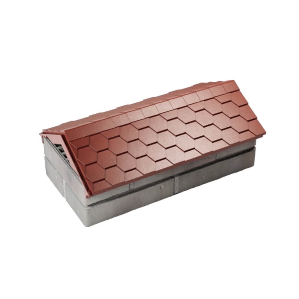 Парапет Zking Эверест Красный с посадкой на 1 кирпич (200/225/255мм) в Твери фото