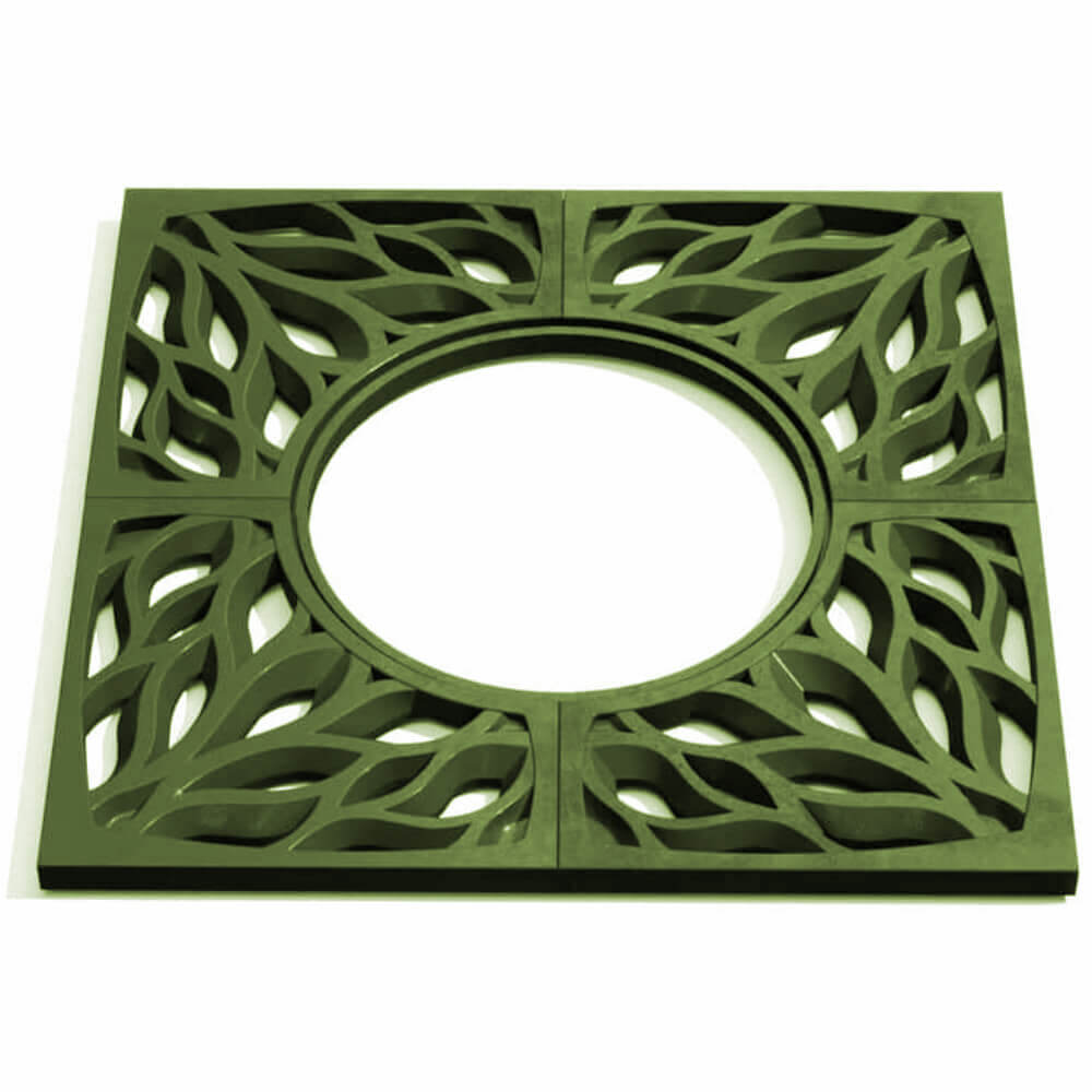 Приствольная решетка для дерева ZKING CRUST 1.2х1.2м Зеленая Тверь фото