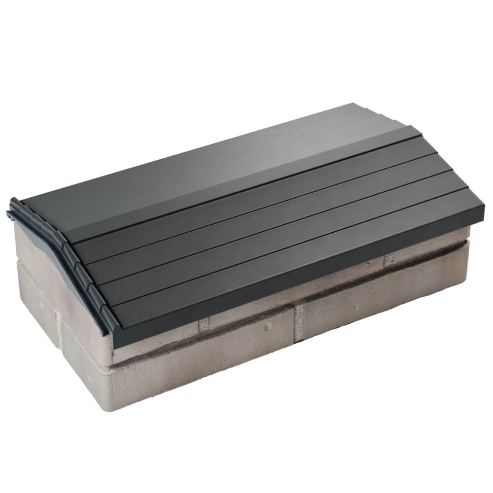 Парапет Zking Бона ХайТек Серый с посадкой на 1 кирпич (200/225/255мм) в Твери фото