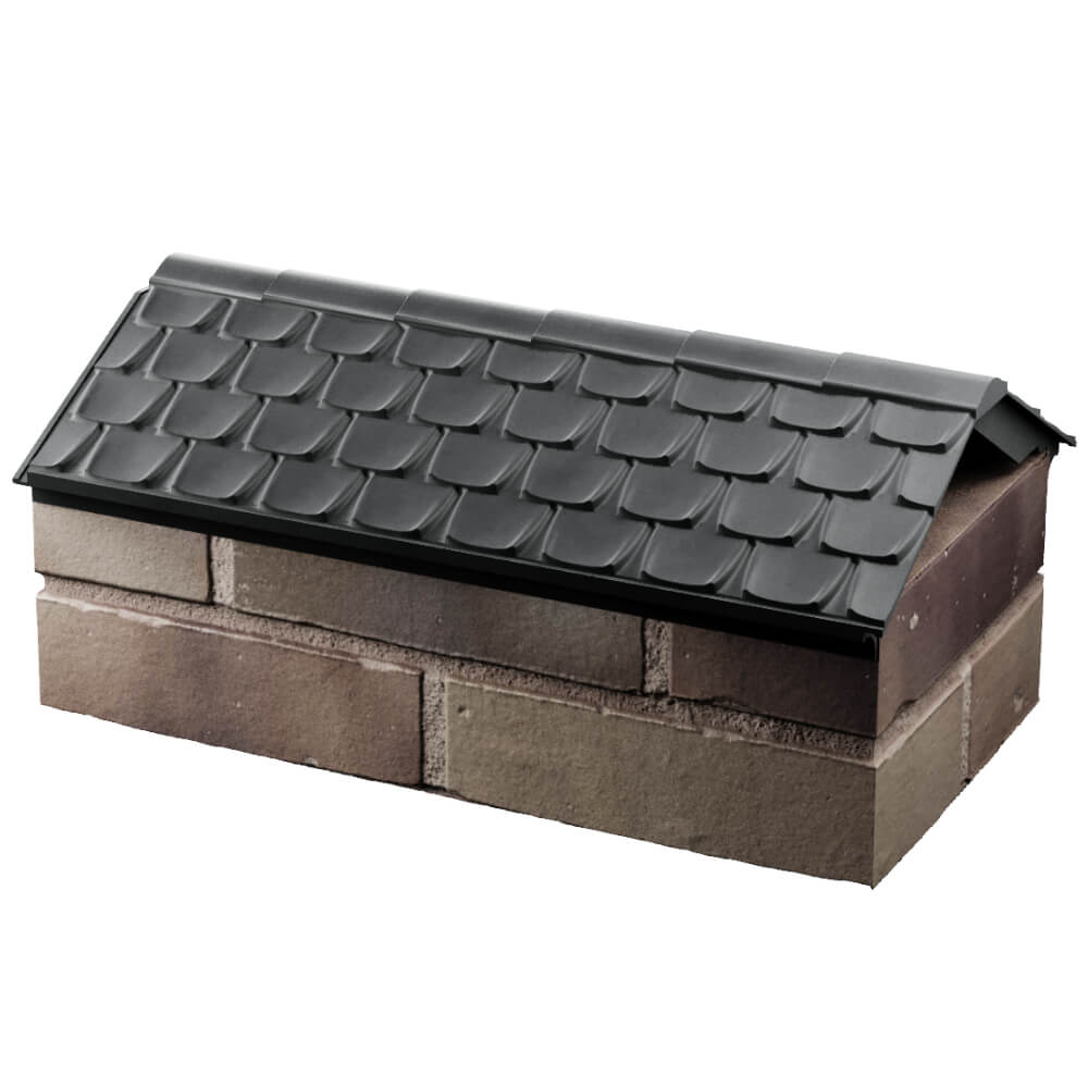 Парапет Zking Эльбрус Серый с посадкой на 1 кирпич (255мм) в Твери фото