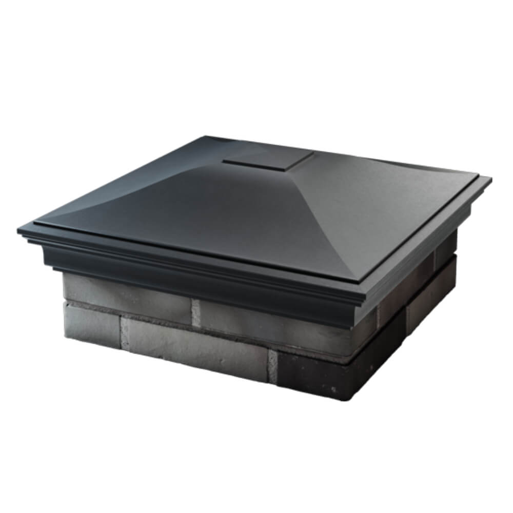 Колпак Zking Монблан Серый на столб 2х2 кирпича (515х515мм) в Твери фото