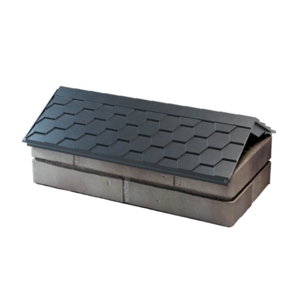 Парапет Zking Эверест Серый с посадкой на 1 кирпич (200/225/255мм) в Твери фото