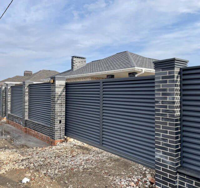 Колпак Zking Бона ХайТек Серый на столб 1.5х1.5 кирпича (385х385мм) в Твери фото