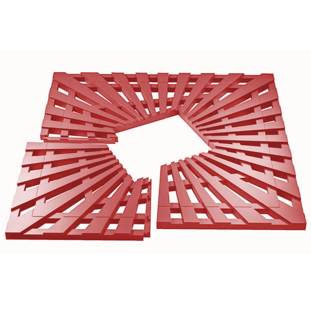 Приствольная решетка для дерева ZKING ATMOSPHERE 1.2х1.2м Красная в Твери фото