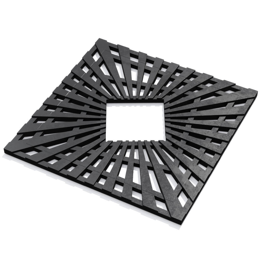 Приствольная решетка для дерева ZKING ATMOSPHERE 1.2х1.2м Черная в Твери фото