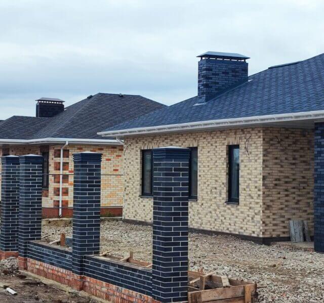 Колпак Zking Бона ХайТек Серый на столб 1.5х1.5 кирпича (385х385мм) в Твери фото