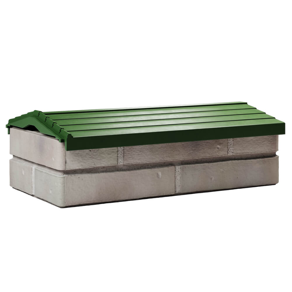 Парапет Zking Бона ХайТек Зеленый с посадкой на 1 кирпич (200/225/255мм) Тверь фото