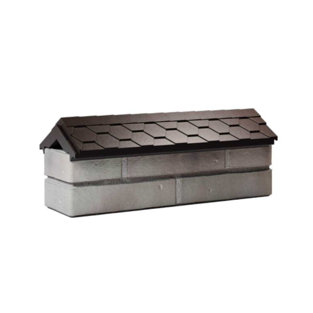 Парапет Zking Эверест Коричневый с посадкой на 0.5 кирпича (130мм) Тверь фото