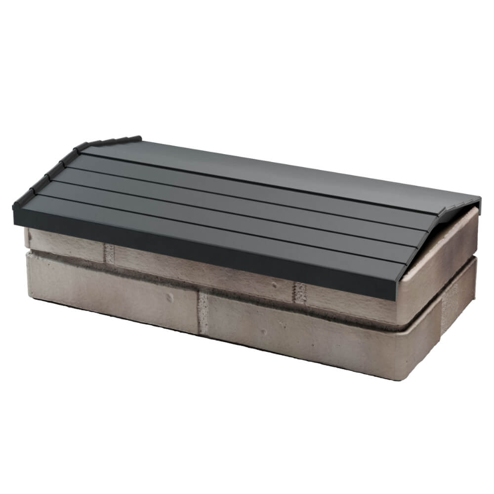 Парапет Zking Бона ХайТек Серый с посадкой на 1 кирпич (200/225/255мм) в Твери фото