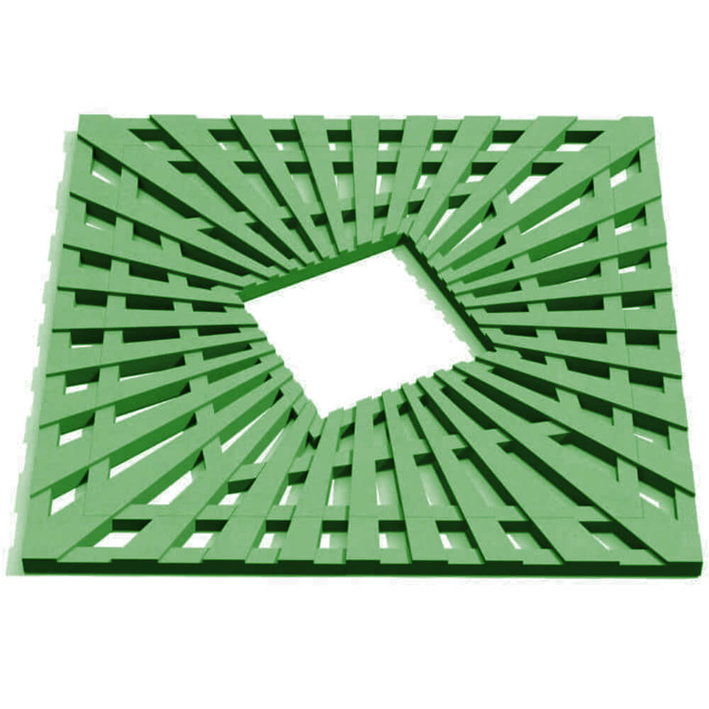 Приствольная решетка для дерева ZKING ATMOSPHERE 1.2х1.2м Зеленая Тверь фото