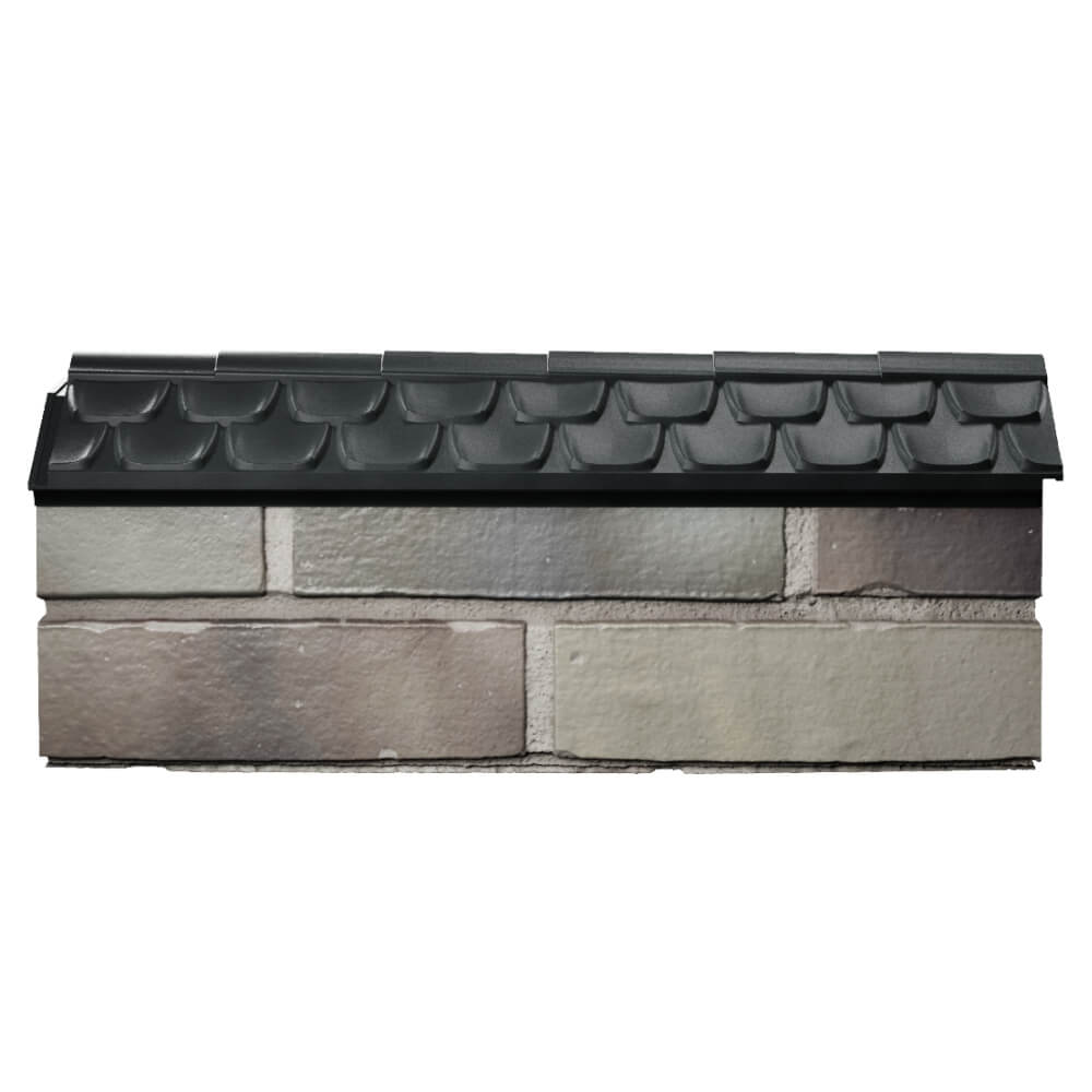 Парапет Zking Эльбрус Черный с посадкой на 0.5 кирпича (130мм) в Твери фото