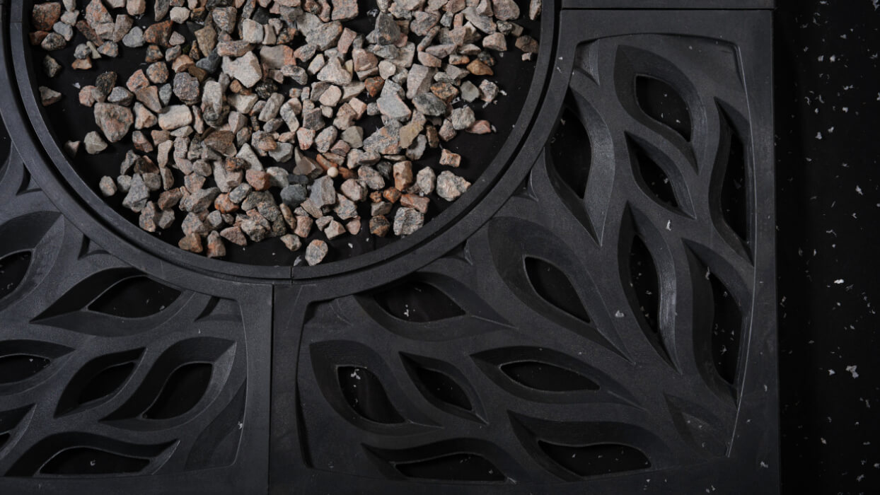 Приствольная решетка для дерева ZKING CRUST 1.2х1.2м Черная в Твери фото