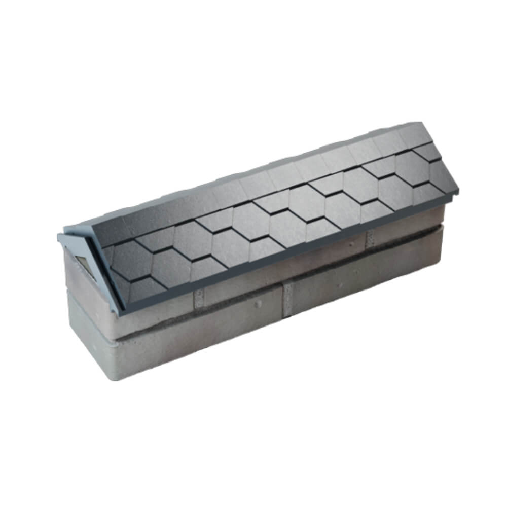 Парапет Zking Эверест Серый с посадкой на 0.5 кирпича (130мм) в Твери фото